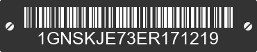 2014 CHEVROLET Suburban 1GNSKJE73ER171219 VIN decoded