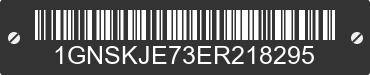 2014 CHEVROLET Suburban 1GNSKJE73ER218295 VIN decoded
