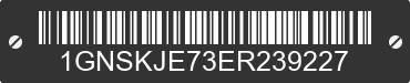 2014 CHEVROLET Suburban 1GNSKJE73ER239227 VIN decoded