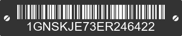 2014 CHEVROLET Suburban 1GNSKJE73ER246422 VIN decoded