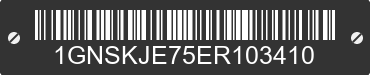 2014 CHEVROLET Suburban 1GNSKJE75ER103410 VIN decoded