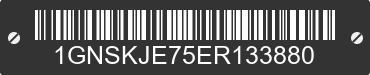 2014 CHEVROLET Suburban 1GNSKJE75ER133880 VIN decoded
