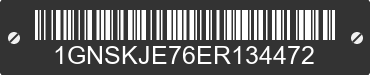 2014 CHEVROLET Suburban 1GNSKJE76ER134472 VIN decoded