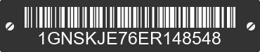 2014 CHEVROLET Suburban 1GNSKJE76ER148548 VIN decoded