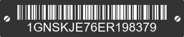 2014 CHEVROLET Suburban 1GNSKJE76ER198379 VIN decoded