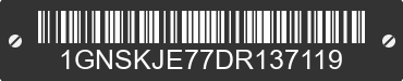 2013 CHEVROLET Suburban 1GNSKJE77DR137119 VIN decoded