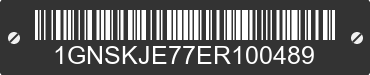 2014 CHEVROLET Suburban 1GNSKJE77ER100489 VIN decoded