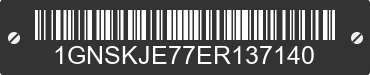 2014 CHEVROLET Suburban 1GNSKJE77ER137140 VIN decoded