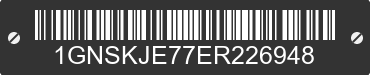 2014 CHEVROLET Suburban 1GNSKJE77ER226948 VIN decoded