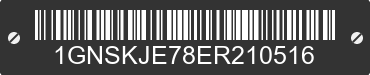2014 CHEVROLET Suburban 1GNSKJE78ER210516 VIN decoded