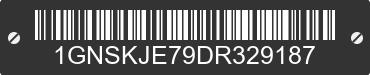 2013 CHEVROLET Suburban 1GNSKJE79DR329187 VIN decoded