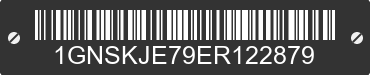 2014 CHEVROLET Suburban 1GNSKJE79ER122879 VIN decoded