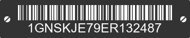 2014 CHEVROLET Suburban 1GNSKJE79ER132487 VIN decoded