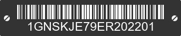 2014 CHEVROLET Suburban 1GNSKJE79ER202201 VIN decoded