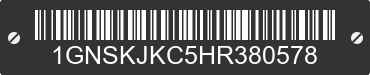 2017 CHEVROLET Suburban 1GNSKJKC5HR380578 VIN decoded