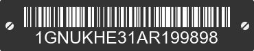 2010 CHEVROLET Suburban 1GNUKHE31AR199898 VIN decoded