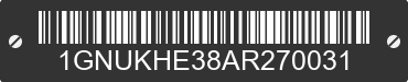 2010 CHEVROLET Suburban 1GNUKHE38AR270031 VIN decoded