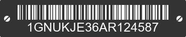 2010 CHEVROLET Suburban 1GNUKJE36AR124587 VIN decoded