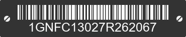 2007 CHEVROLET Tahoe 1GNFC13027R262067 VIN decoded
