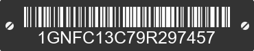 2009 CHEVROLET Tahoe 1GNFC13C79R297457 VIN decoded