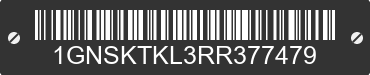 2024 CHEVROLET Tahoe 1GNSKTKL3RR377479 VIN decoded