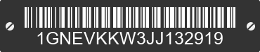 2018 CHEVROLET Traverse 1GNEVKKW3JJ132919 VIN decoded