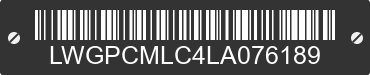 2020 CHONGQING HUANSONG INDUSTRIES Chongqing Huansong Industries LWGPCMLC4LA076189 VIN decoded