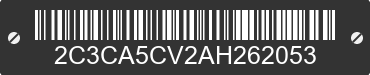 2010 CHRYSLER 300 2C3CA5CV2AH262053 VIN decoded