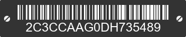 2013 CHRYSLER 300 2C3CCAAG0DH735489 VIN decoded