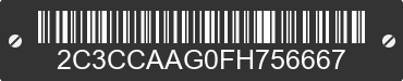 2015 CHRYSLER 300 2C3CCAAG0FH756667 VIN decoded