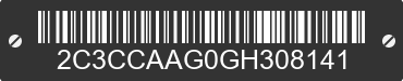 2016 CHRYSLER 300 2C3CCAAG0GH308141 VIN decoded