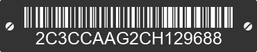 2012 CHRYSLER 300 2C3CCAAG2CH129688 VIN decoded