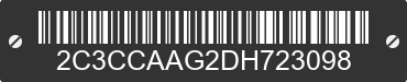 2013 CHRYSLER 300 2C3CCAAG2DH723098 VIN decoded
