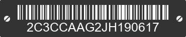 2018 CHRYSLER 300 2C3CCAAG2JH190617 VIN decoded