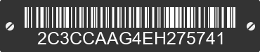 2014 CHRYSLER 300 2C3CCAAG4EH275741 VIN decoded