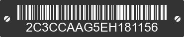 2014 CHRYSLER 300 2C3CCAAG5EH181156 VIN decoded