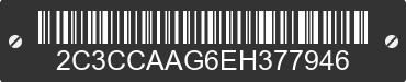2014 CHRYSLER 300 2C3CCAAG6EH377946 VIN decoded