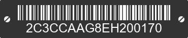 2014 CHRYSLER 300 2C3CCAAG8EH200170 VIN decoded