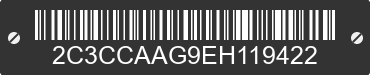 2014 CHRYSLER 300 2C3CCAAG9EH119422 VIN decoded