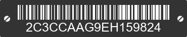 2014 CHRYSLER 300 2C3CCAAG9EH159824 VIN decoded