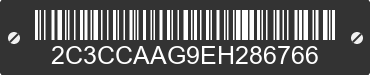 2014 CHRYSLER 300 2C3CCAAG9EH286766 VIN decoded