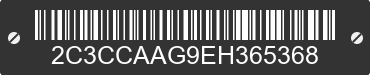 2014 CHRYSLER 300 2C3CCAAG9EH365368 VIN decoded