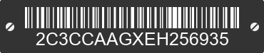2014 CHRYSLER 300 2C3CCAAGXEH256935 VIN decoded