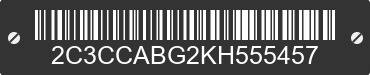 2019 CHRYSLER 300 2C3CCABG2KH555457 VIN decoded