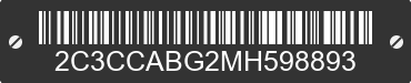 2021 CHRYSLER 300 2C3CCABG2MH598893 VIN decoded