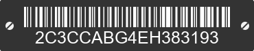 2014 CHRYSLER 300 2C3CCABG4EH383193 VIN decoded