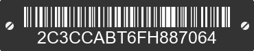 2015 CHRYSLER 300 2C3CCABT6FH887064 VIN decoded