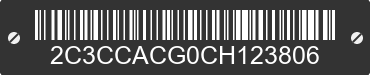 2012 CHRYSLER 300 2C3CCACG0CH123806 VIN decoded