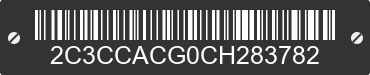 2012 CHRYSLER 300 2C3CCACG0CH283782 VIN decoded
