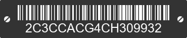 2012 CHRYSLER 300 2C3CCACG4CH309932 VIN decoded